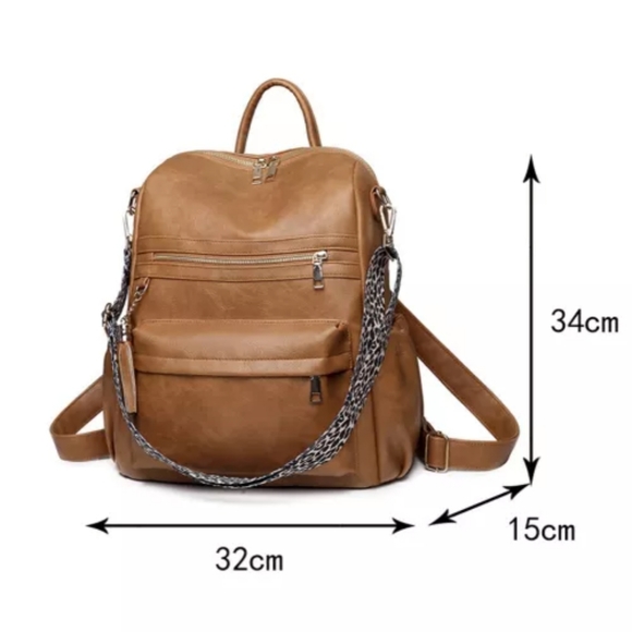 ⬅️New boutique PU leather guitar string backpack - Picture 3 of 10